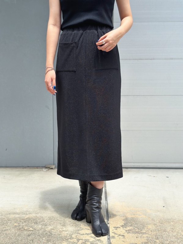 [ADDRESS] メタリックカットソータイトスカート