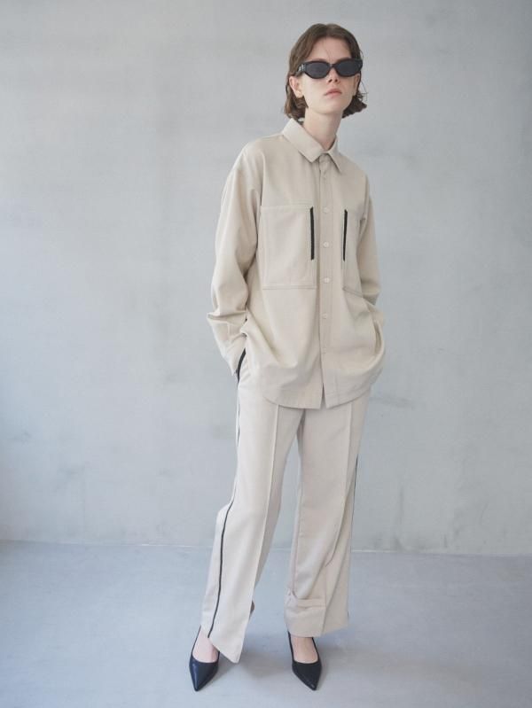 【新品】PATCH WORK EMBROIDERY PANTS ストレッチコットン 15-Waleコーデュロイ パッチワーク プレーン