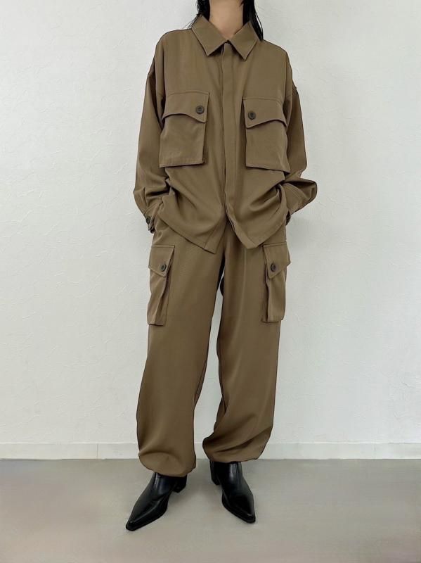 EKAT (UNISEX)] 残り僅か SAFARI DROST CARGO PANTS / BROWN