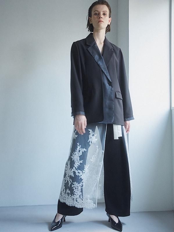 SALE アンソフィー un-sophie Organdy tailored jacket