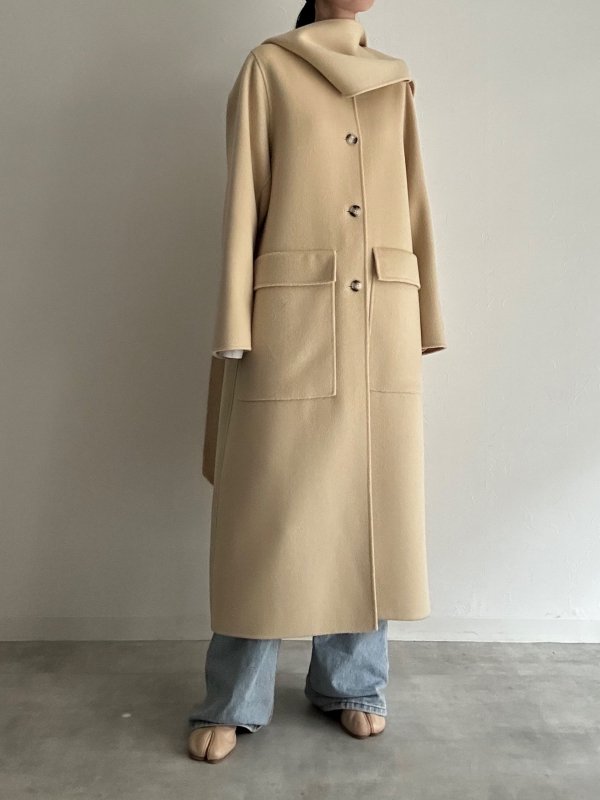 [UN-SOPHIE]  SUPER FINE  WOOL  COAT