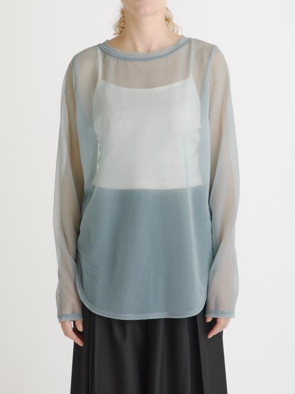 [UN-SOPHIE] Organdy Sheer tops