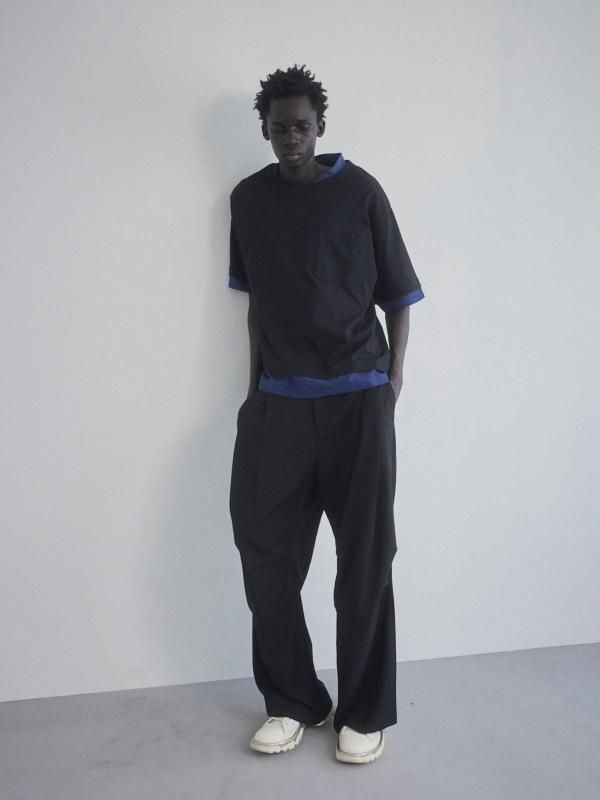 [EKAT (UNISEX)] TAFTA LAYERED T-SHIRT 