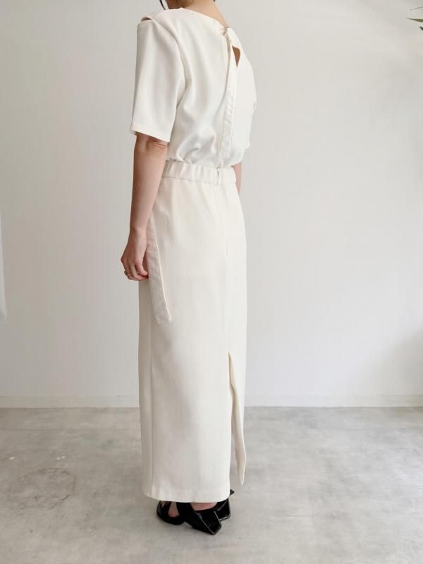 UN-SOPHIE] WAFFLE SLIT TOPS - ADDRESS Online Store