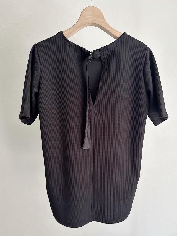 UN-SOPHIE] WAFFLE SLIT TOPS - ADDRESS Online Store