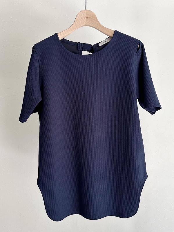 UN-SOPHIE カットソー WAFFLE SLIT TOPS UCB2506241 UN-SOPHIE] WAFFLE SLIT TOPS - ADDRESS Online Store