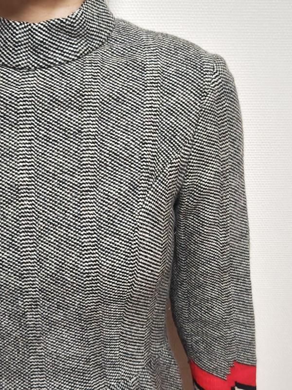 赤黒白ジグザグ☆レトロMODEワンピ -