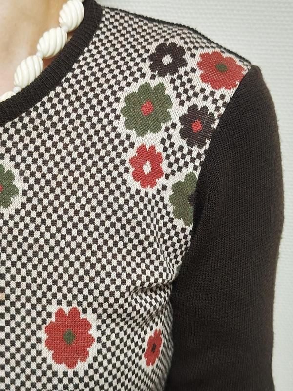 Sheller ブロックチェック ニット セットアップ Sheller ブロックチェック ニット セットアップ