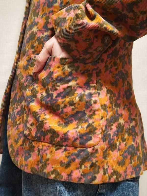Botanical Print Corduroy Jacket – FITH ONLINE STORE