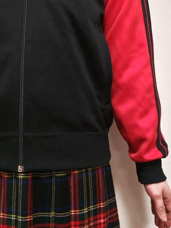 asics*赤黒レトロジャージ -