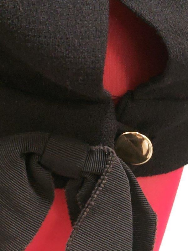 もも フランスヴィンテージ ボリュームパンツ フランス製*ブラックMODEパンツ -