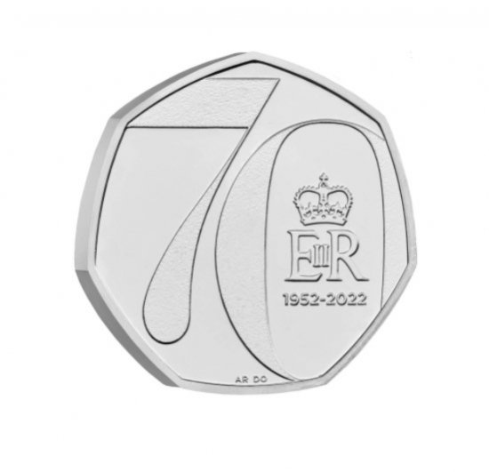 イギリス エリザベス女王 即位年プラチナ・ジュビリー記念コイン