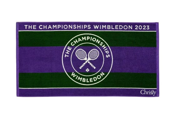 全英オープンテニス ウィンブルドン 公式商品 ビッグタオル・パープル