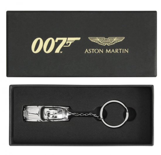 007 公式商品 ボンド・カー / アストンマーティンDB5 キーホルダー ガンメタル・カラー - アリスロンドン【 Alice London 】  英国雑貨の店 ～ イギリス発・セレクトショップです