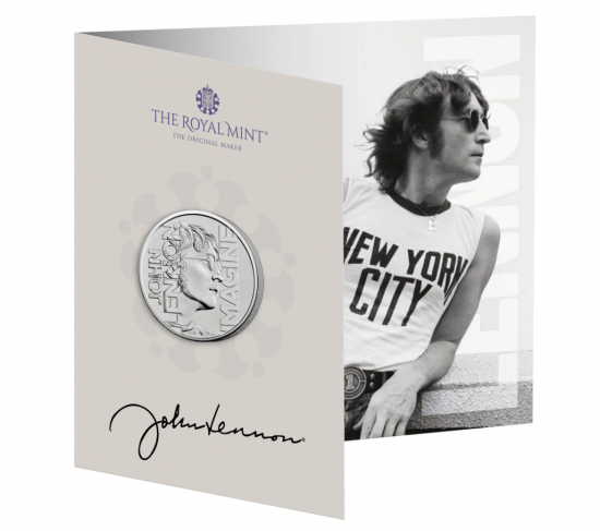 ジョンレノン生誕85周年記念硬貨 イギリス造幣局 ジョンレノン 生誕85周年 記念コイン硬貨 イギリス造幣局