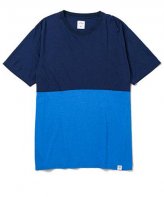 BEDWIN<BR> S/S BICOLOR T"BOWEN"(NAVY)<img class='new_mark_img2' src='https://img.shop-pro.jp/img/new/icons35.gif' style='border:none;display:inline;margin:0px;padding:0px;width:auto;' />