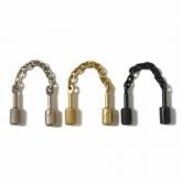 <BR> Brass Chain Key Ring