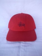 STUSSY <BR>HO Stock Low Pro Cap(RED)