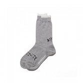 <img class='new_mark_img1' src='https://img.shop-pro.jp/img/new/icons35.gif' style='border:none;display:inline;margin:0px;padding:0px;width:auto;' />White Mountaineering<BR>WM LOGO MIDDLE SOCKS (GRAY)