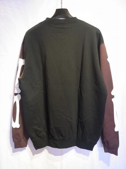 CALEE キャリー スウェット SET IN SLEEVE BONE SWEAT CL
