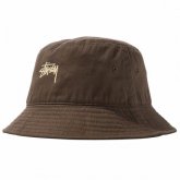 STUSSY <BR> Stock Bucket Hat(COFFEE)