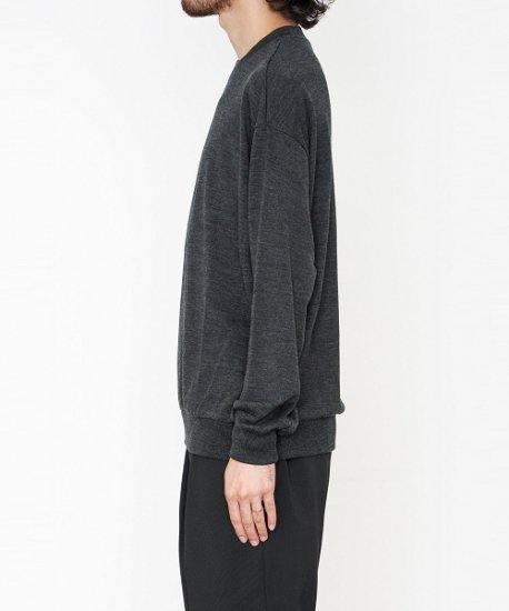 MARKAWARE《マーカウエア》CREW NECK WOOL TEE - Super 120's Wool