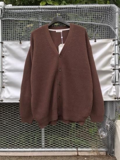 UNIVERSAL PRODUCTS《ユニバーサルプロダクツ》CARDED MERINO WOOL CARDIGAN(213-60201) -  BlackSheep【ブラックシープ】Official Online Store