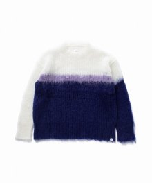 BEDWIN <BR>L/S C-NECK ANARCHY SWEATER"NEWELL"(PURPLE)