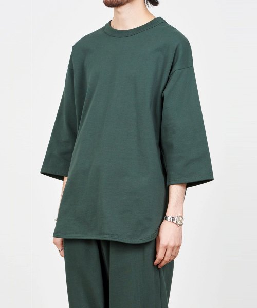 marka《マーカ》- BASE BALL TEE - RECYCLE SUVIN ORGANIC COTTON KNIT 