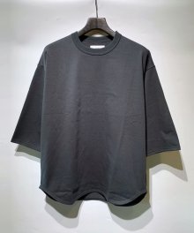 MARKA <BR>BASE BALL TEE - RECYCLE SUVIN ORGANIC COTTON KNIT -(GREEN)