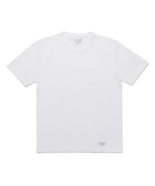 ワコマリア  ブランクライン　胸ポケット　Tシャツ　XL
