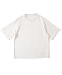 UNIVERSAL PRODUCTS<BR>PIS NAME S/S T-SHIRT(OATMEAL)