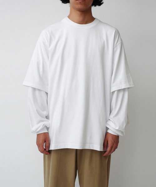 UNIVERSAL PRODUCTS《ユニバーサルプロダクツ》YAAH L/S LAYERED T 