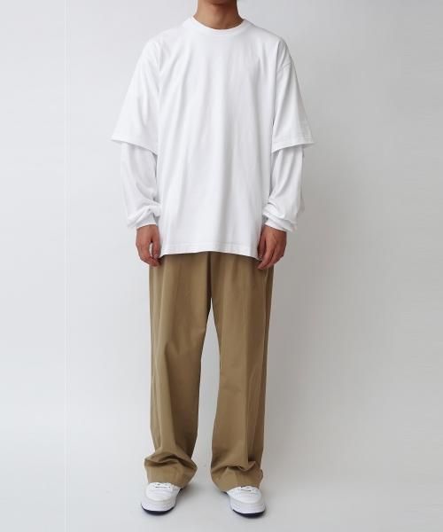 UNIVERSAL PRODUCTS《ユニバーサルプロダクツ》YAAH L/S LAYERED UNIVERSAL PRODUCTS《ユニバーサルプロダクツ》YAAH L/S LAYERED