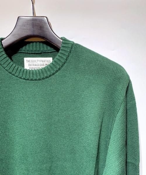WACKOMARIA《ワコマリア》 CLASSIC CREW NECK SWEATER(20SS-WMK WACKOMARIA《ワコマリア》 CLASSIC CREW NECK SWEATER(20SS-WMK