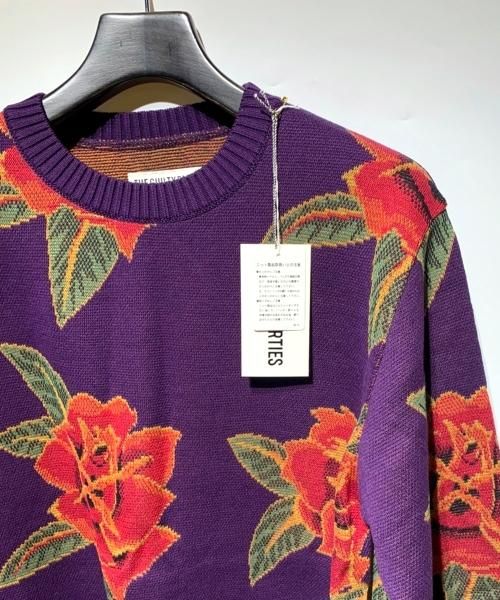 20,160円舐達麻着用WACKO MARIA FLOWER JACQUARD SWEATER