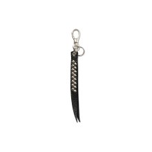 CALEE<BR>STUDS&EMBOSSING ASSORT LEATHER KEY RING -E