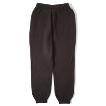 UNIVERSAL PRODUCTS<BR>FELTED MERINO WOOL KNIT PANTS(BROWN)