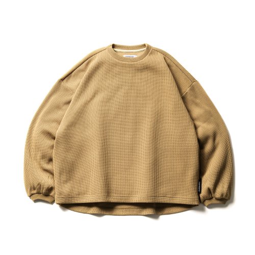 TIGHTBOOTH《タイトブース》WAFFLE CREW KNIT(FW22-KN02) - BlackSheep 【ブラックシープ】  Official Online Store