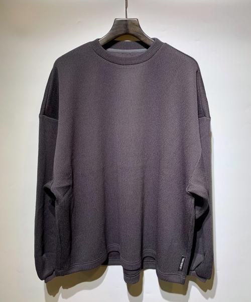 TIGHTBOOTH - WAFFLE CREW KNIT - SHRED