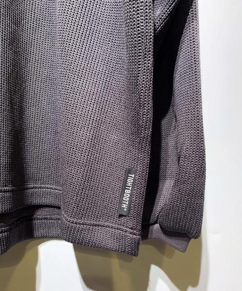 TIGHTBOOTH《タイトブース》WAFFLE CREW KNIT(FW22-KN02 TIGHTBOOTH《タイトブース》WAFFLE CREW KNIT(FW22-KN02