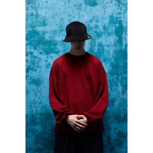 TIGHTBOOTH《タイトブース》WAFFLE CREW KNIT(FW22-KN02 TIGHTBOOTH《タイトブース》WAFFLE CREW KNIT(FW22-KN02