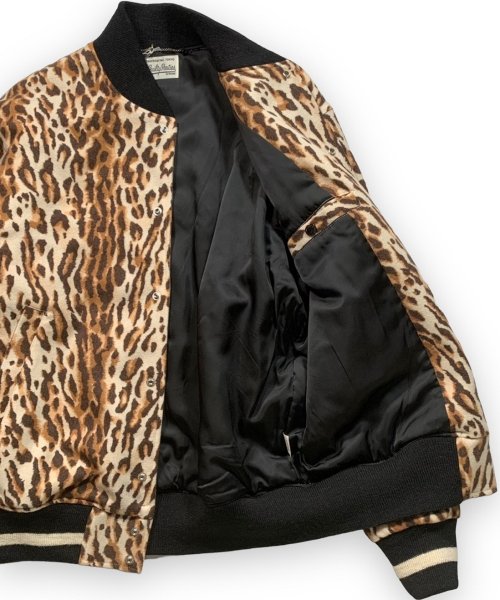 WACKOMARIA《ワコマリア》 LEOPARD VARSITY JACKET(22FW-WMO-BL13