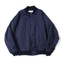 UNIVERSAL PRODUCTS<BR>CANONICO WOOL GABARDINE QUILTING BOMBER BLOUSON