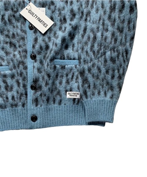 WACKOMARIA《ワコマリア》- LEOPARD MOHAIR CARDIGAN(TYPE-1) (22FW-WMK-KN11) -  BlackSheep【ブラックシープ】Official Online Store