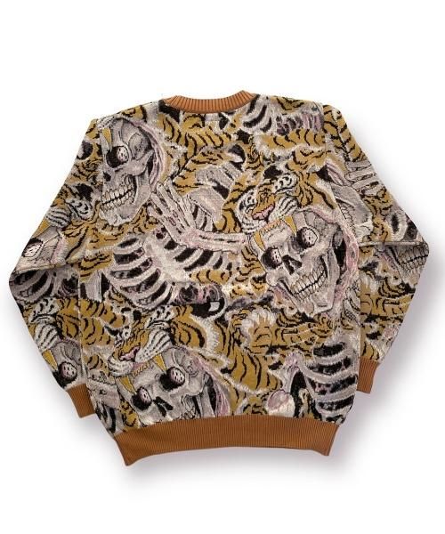 WACKOMARIA《ワコマリア》- TIM LEHI / JACQUARD SWEATER(TYPE-2)(22FW