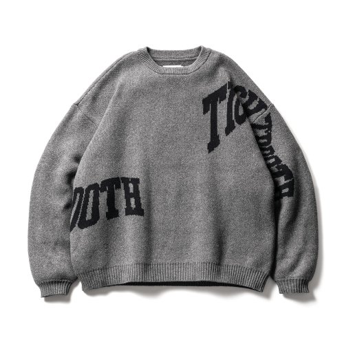 TIGHTBOOTH《タイトブース》ACID LOGO KNIT SWEATER(FW22-KN01