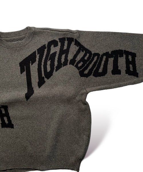 TIGHTBOOTH《タイトブース》ACID LOGO KNIT SWEATER(FW22-KN01