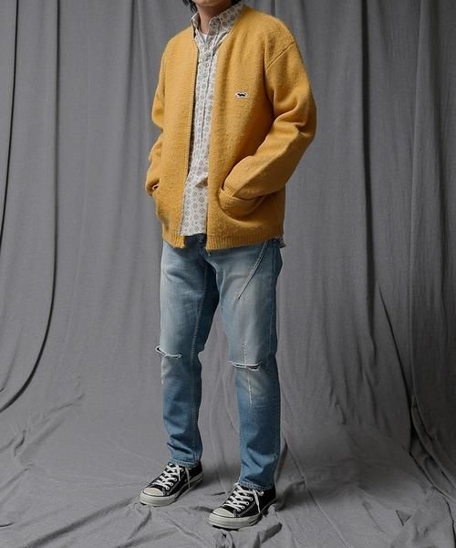 NUMBER(N)INE《ナンバーナイン》SHAGGY SOLID ZIP-UP CARDIGAN