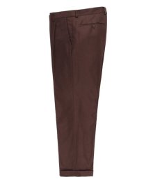 WACKOMARIA<BR>PLEATED TROUSERS(D-BROWN)